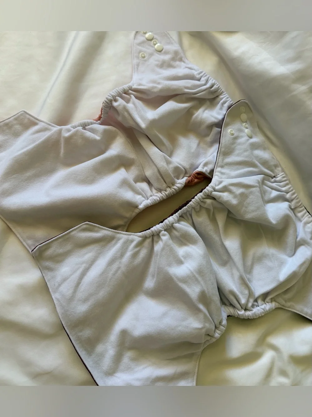 Nora’s Nursery cloth diapers lot 2 (pocket shells + bamboo inserts) Earthy solid